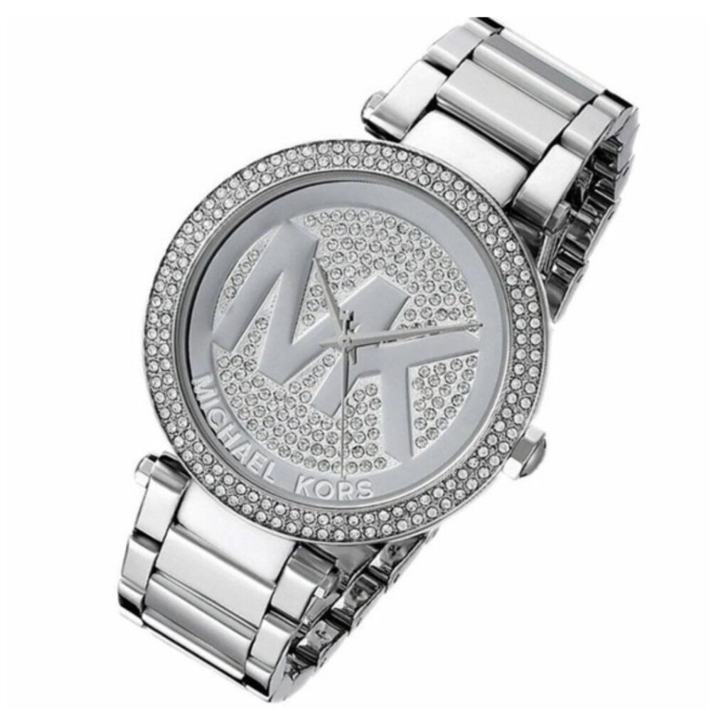 MICHAEL KORS - SILVER PARKER WATCH